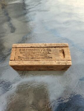 Vintage SW Card Manufacturing Co. Mini Slide Box